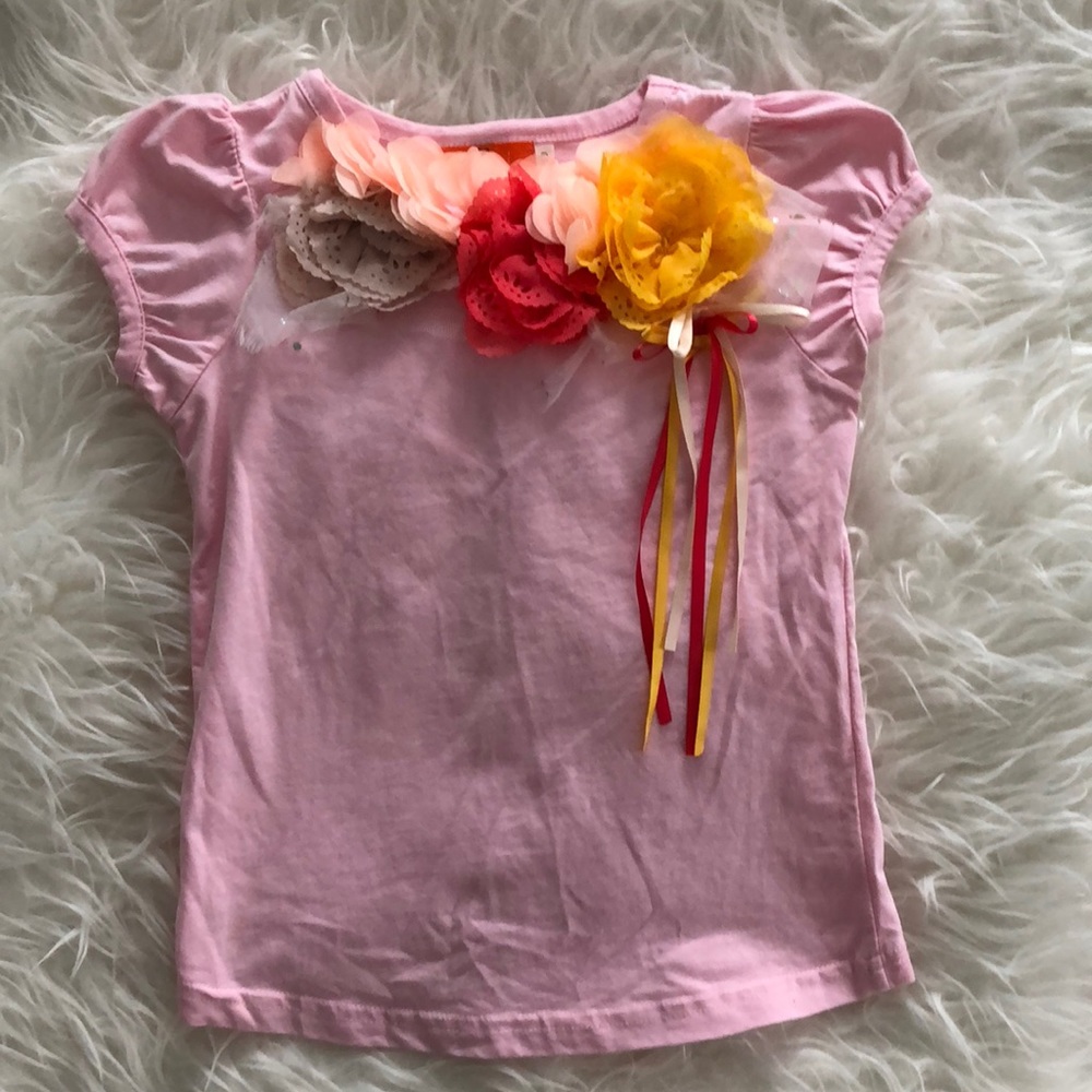 🎀Dolce Liya pink flower top